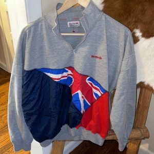 SUPER RARE Vintage 1990s Reebok England Sweatshirt